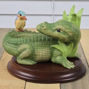 Franklin Mint Eye to Eye Alligator Vintage 1988
